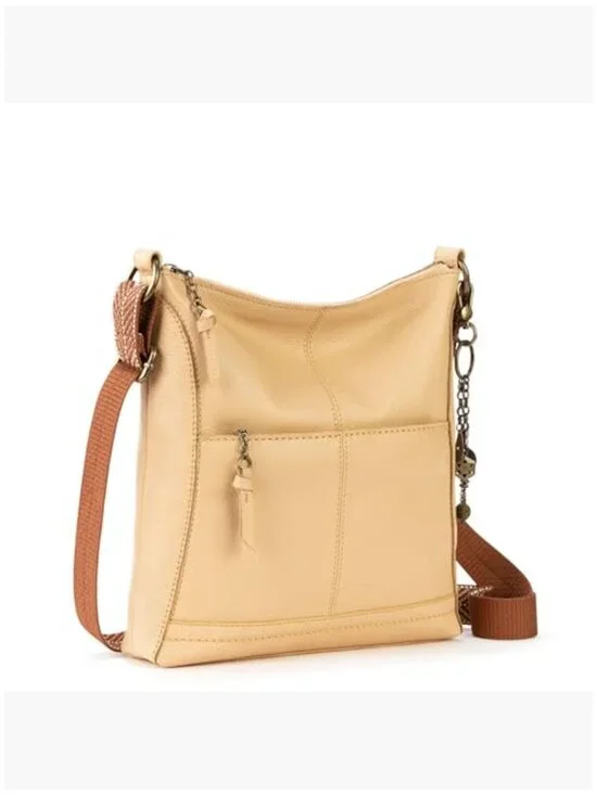 Premium Leather Crossbody Bag with Adjustable Strap and Multiple Pockets - Picture 3 of 7